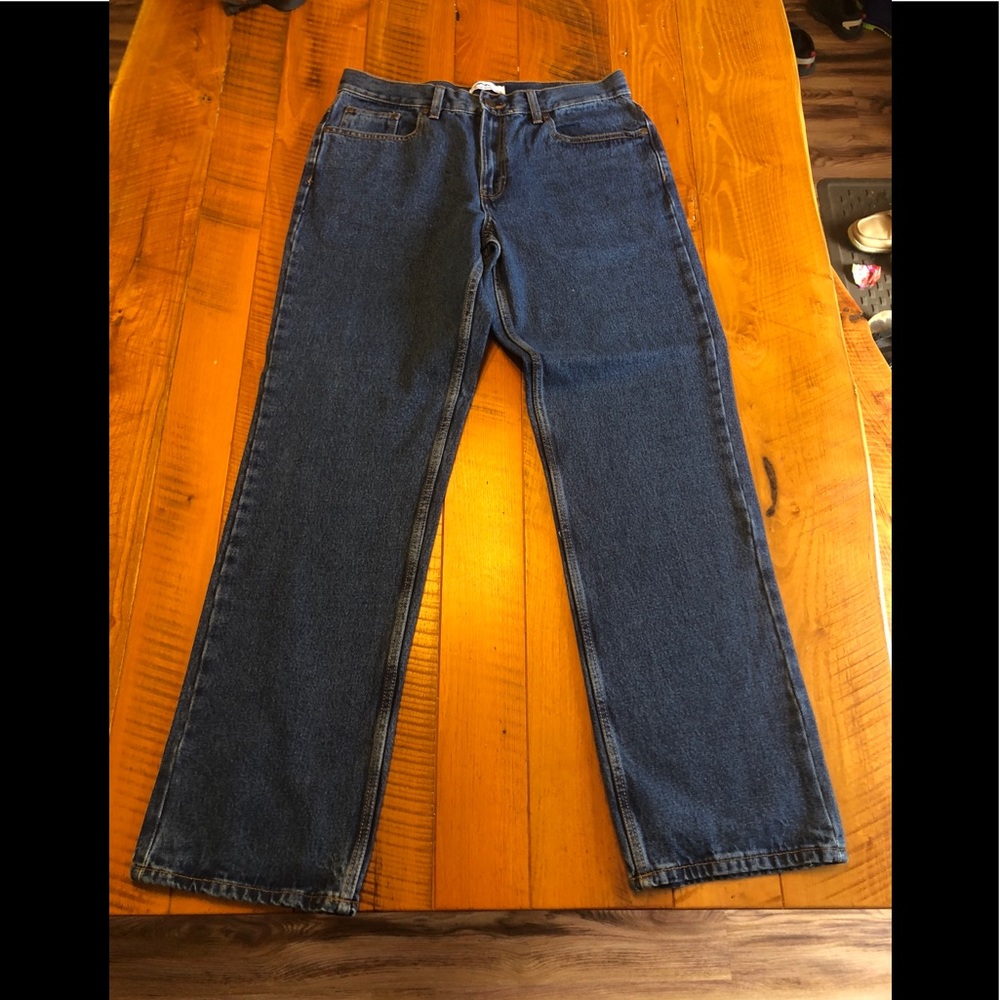 Men’s blue mountain jeans